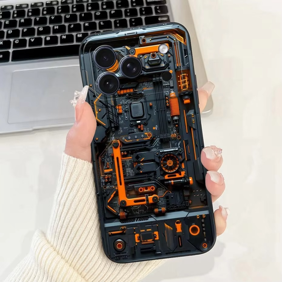 Luxury iPhone Case — Soft Silicone Shockproof Floral Cover with Flexible Bumper Protection and Lightweight Comfortable Design