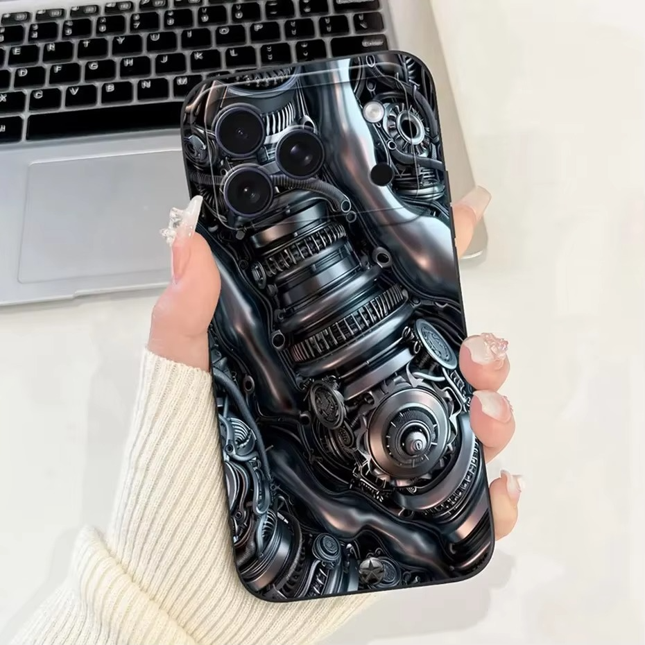 Luxury iPhone Case — Soft Silicone Shockproof Floral Cover with Flexible Bumper Protection and Lightweight Comfortable Design