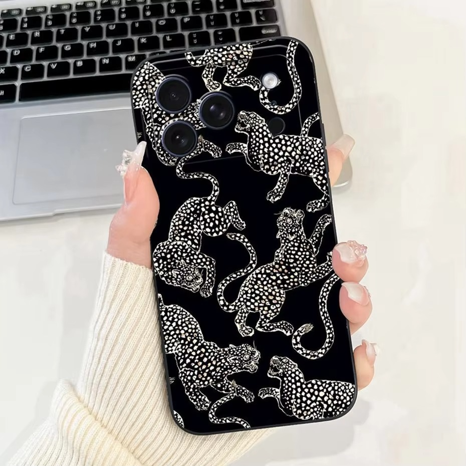 Luxury iPhone Case — Soft Silicone Shockproof Floral Cover with Flexible Bumper Protection and Lightweight Comfortable Design