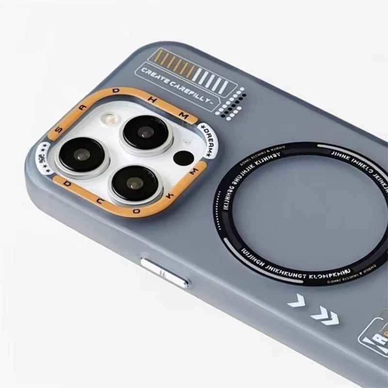 Luxury iPhone MagSafe Case Frosted Matte Cover — Magnetic Wireless Charging Compatible, Dual Layer Fall Protection, Anti-Fingerprint Scratch-Resistant Design