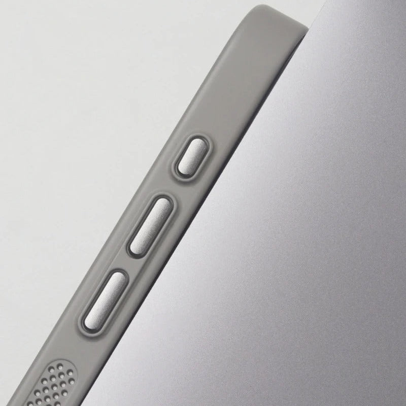 Luxury iPhone MagSafe C Heatase Dissipation Grid Design — Hard Matte Shockproof Cover with Wireless Charging Support, Anti-Fingerprint Scratch-Resistant Finish