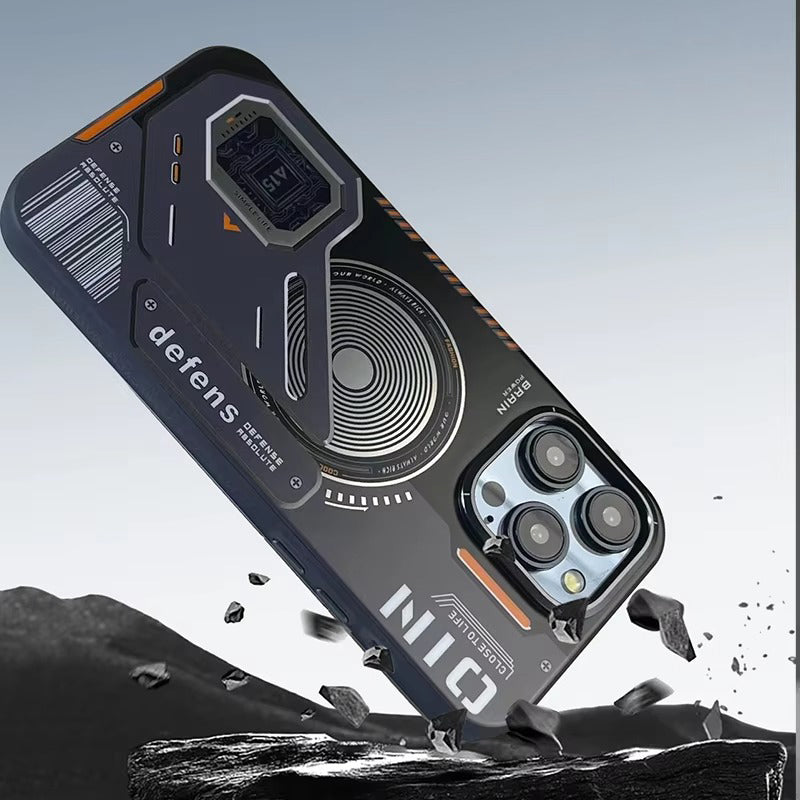 Luxury iPhone MagSafe Matte Case — Magnetic Wireless Charging Shockproof Cover with Lens Protection, Slim Anti-Fingerprint Scratch-Resistant Design