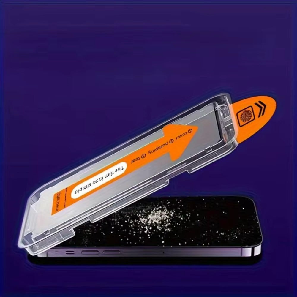 Premium iPhone 8K Tempered Glass Screen Protector – Ultra HD Front Protection, Matte Anti-Spy Finish, Anti-Fingerprint, Anti-Scratch & Shatter-Resistant Glass with Alignment Tool