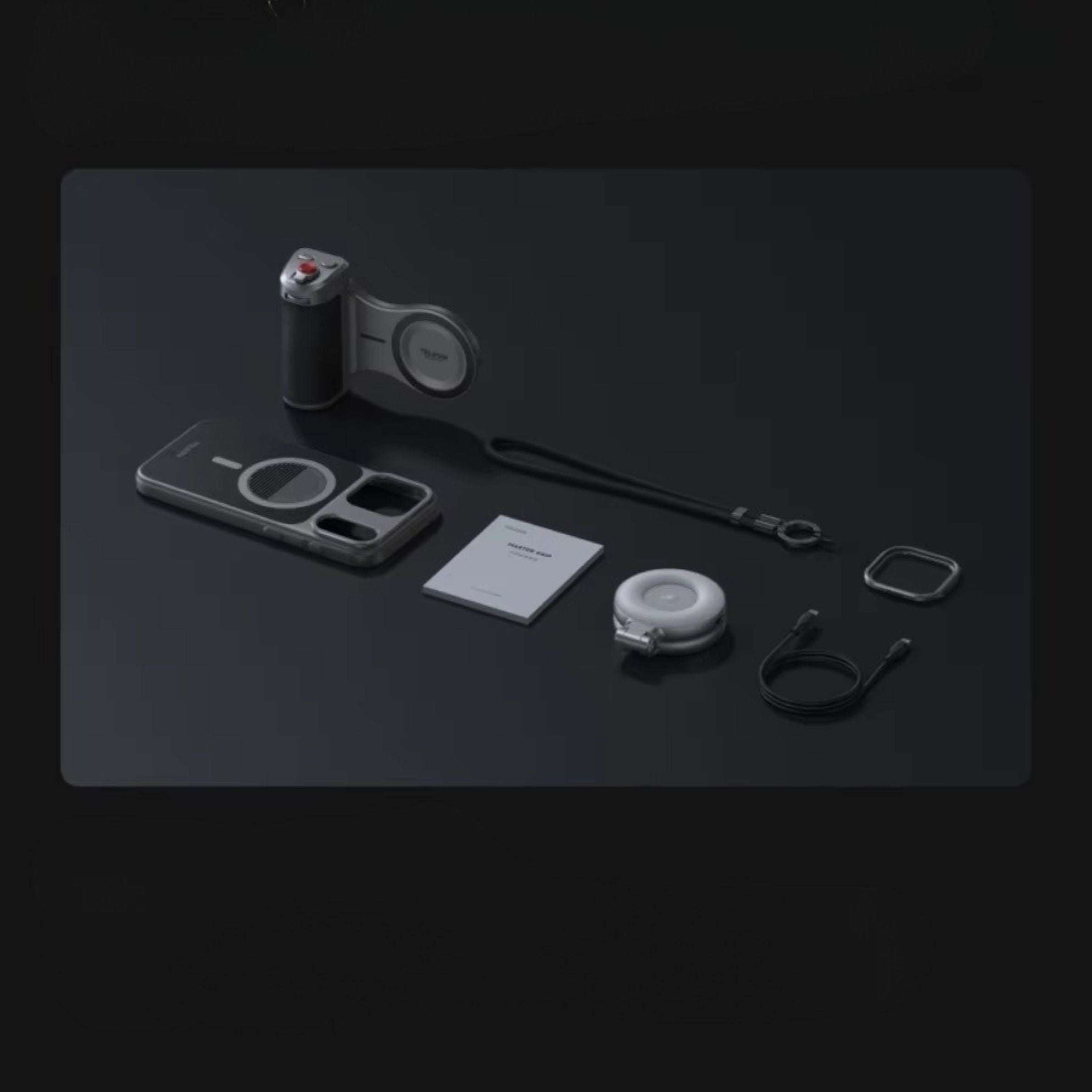 Premium iPhone Case — Ergonomic Camera Grip Cover with Built-In Battery, Heat-Resistant 105°C Design, Secure Handheld Stability for Enhanced Mobile Photography