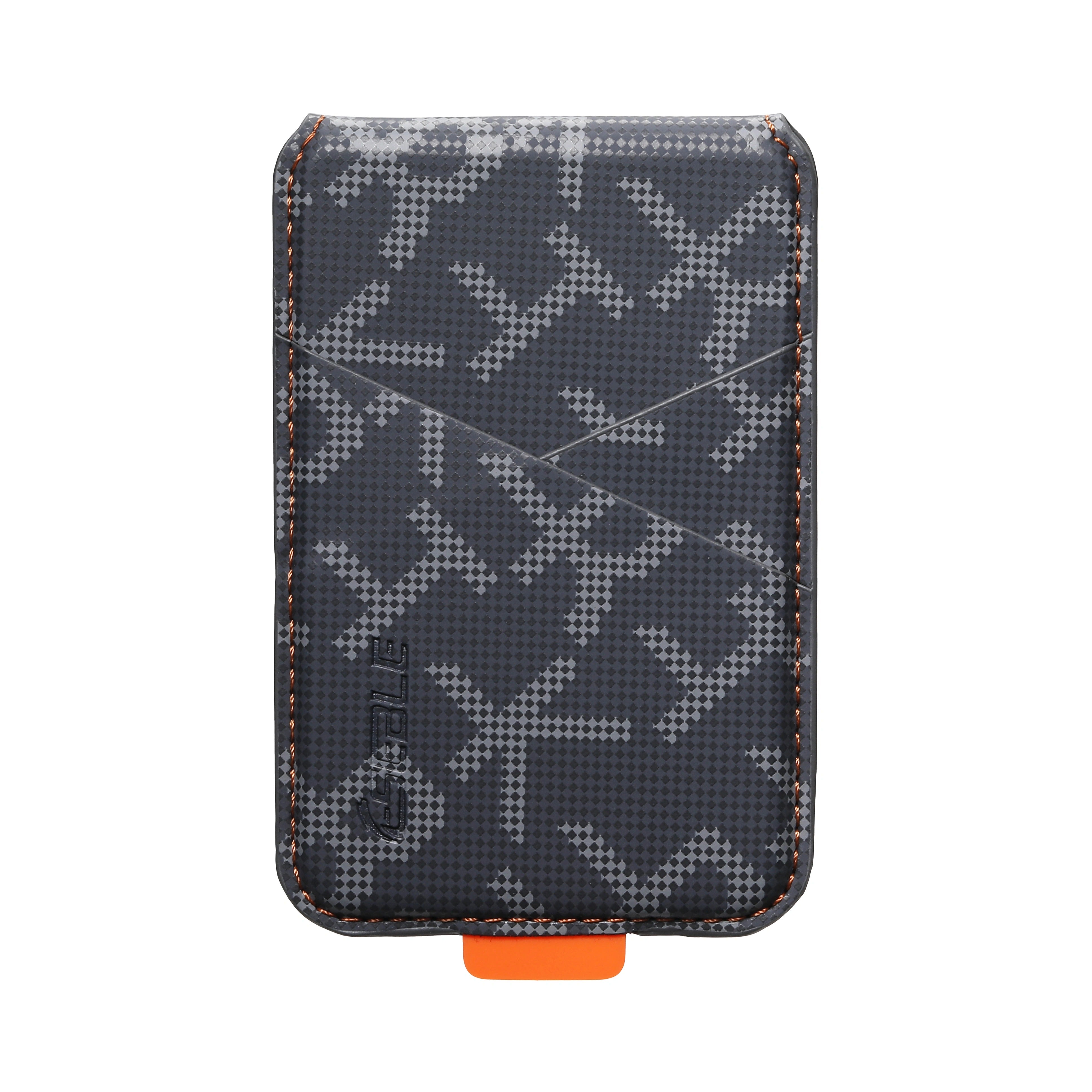 Premium iPhone Magnetic Leather Wallet Card Holder, MagSafe-Compatible Bank Card Case with Strong Magnet & Storage Compartment