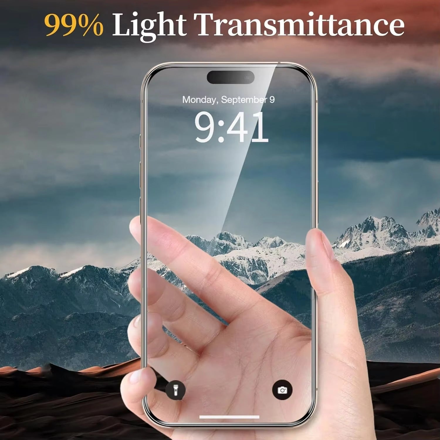 Premium iPhone Tempered Glass Screen Protector 4PCS – HD Clear Anti-Scratch, Anti-Shatter Full Protection Glass Film
