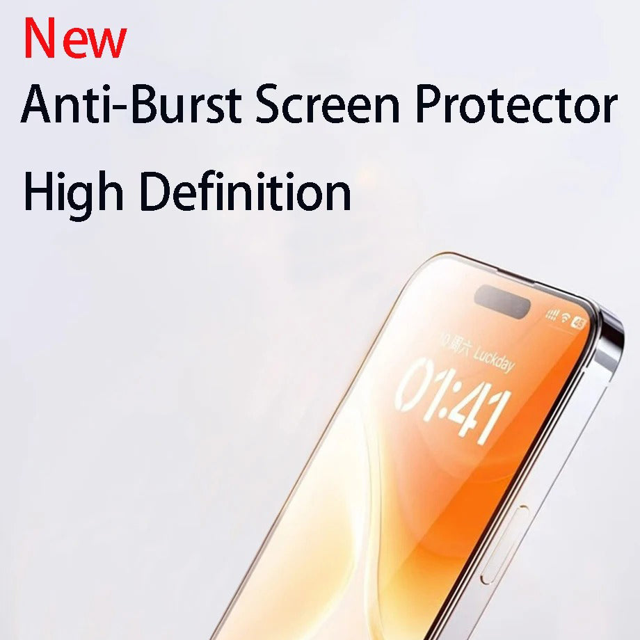 Premium iPhone Tempered Glass Screen Protector 4PCS – HD Clear Anti-Scratch, Anti-Shatter Full Protection Glass Film