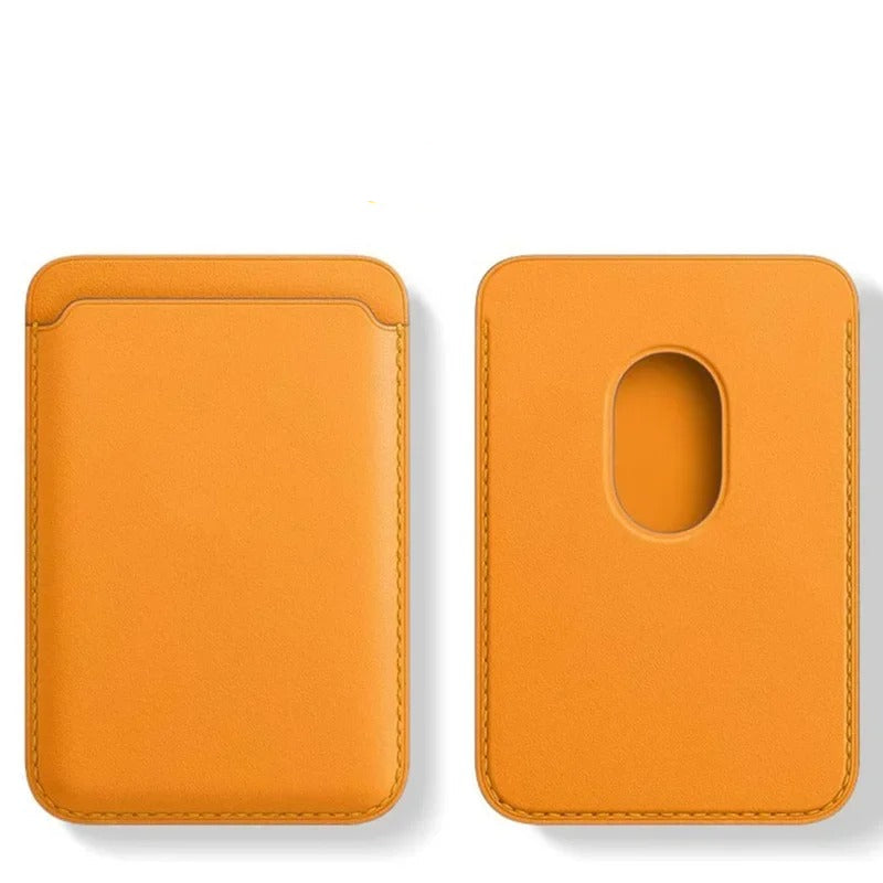 Refined iPhone MagSafe Finewoven Card Wallet Case, Strong Magnetic Leather Design with Slim Secure Card Storage