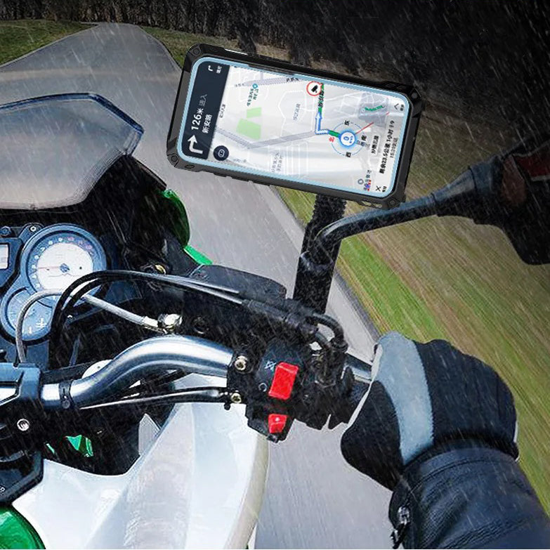 Rugged iPhone Case — Full-Body Military-Grade Cover with Built-In Screen Protector, Slide Camera Guard, Kickstand and Heavy-Duty Non-Slip Design