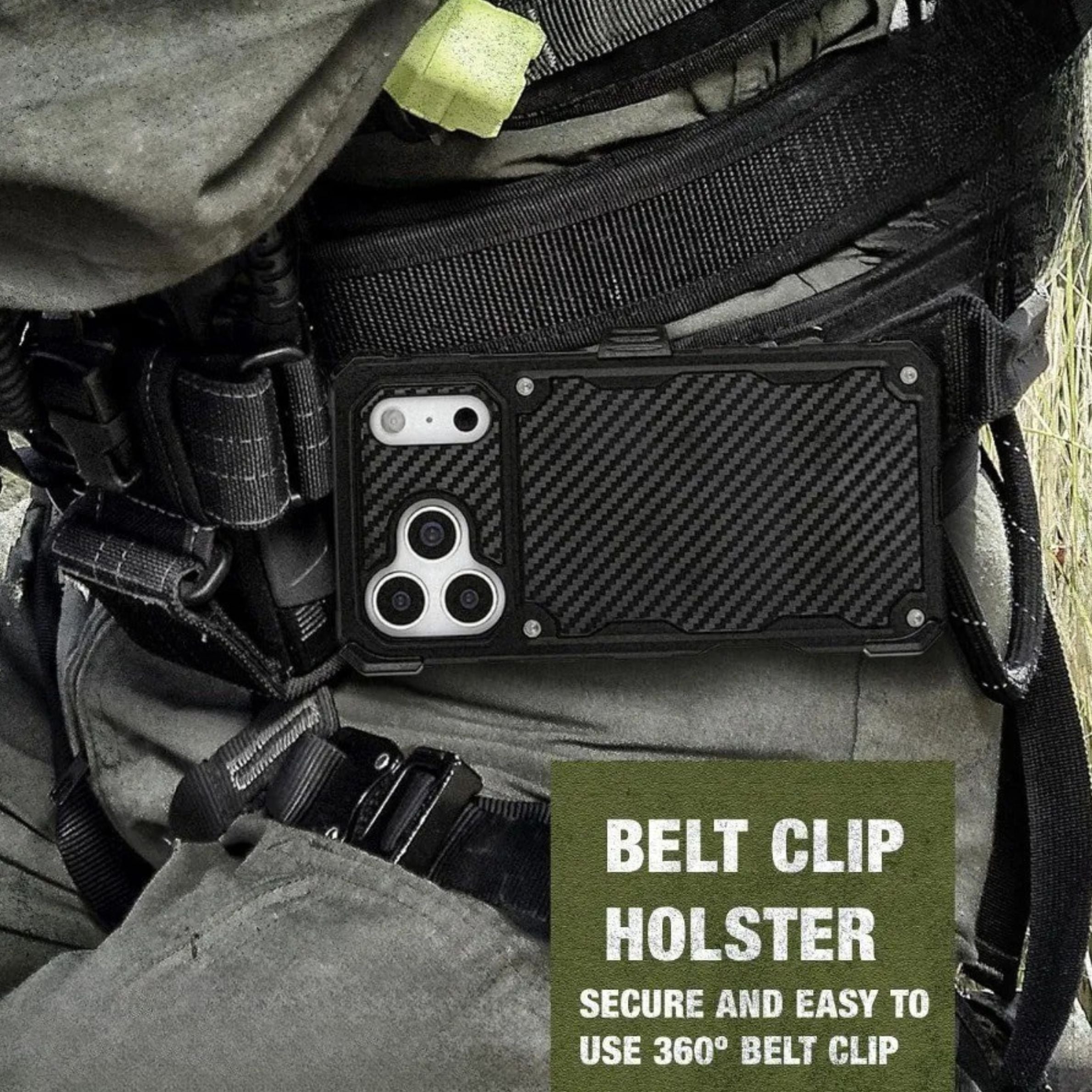 Rugged iPhone Case — Heavy-Duty Cover with MagSafe Compatibility and Military-Grade Drop Protection