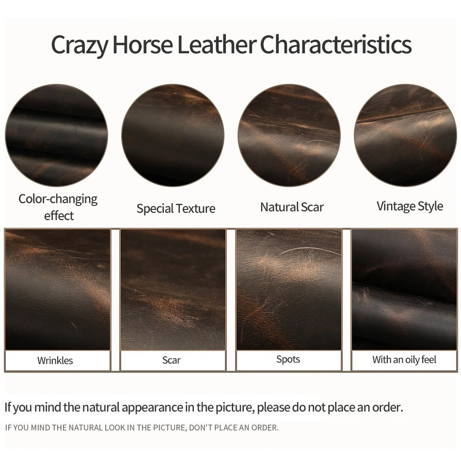 Luxury iPhone Case — Genuine Pull-Up Leather MagSafe Cover with Handcrafted Design, Shockproof Protection and Strong Magnetic Back Finish