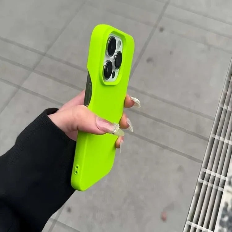 Ultra-Slim iPhone Case — Soft Silicone Pure-Color Matte Cover with Lightweight Shockproof TPU Design and Anti-Fingerprint Non-Slip Finish