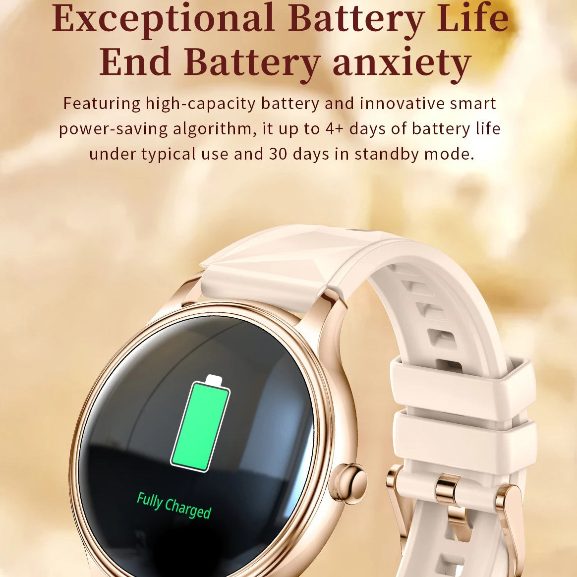 Ultra-Thin AMOLED Smart Watch with 1.32″ Round Display, Health Monitoring, Bluetooth Calling, Lightweight Fashion Fitness Tracker