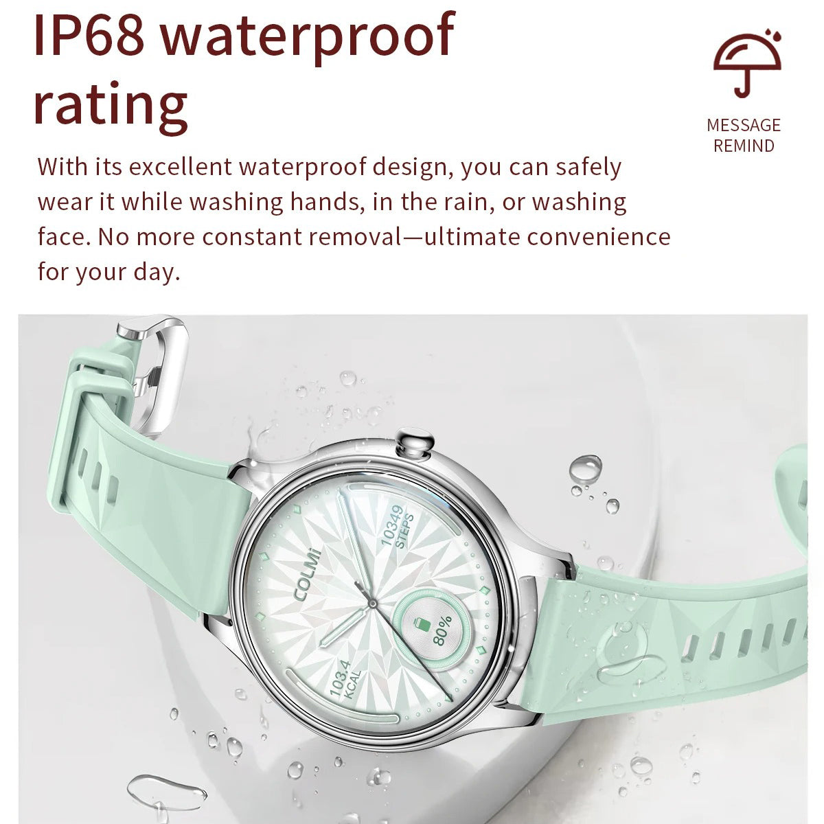 Ultra-Thin AMOLED Smart Watch with 1.32″ Round Display, Health Monitoring, Bluetooth Calling, Lightweight Fashion Fitness Tracker