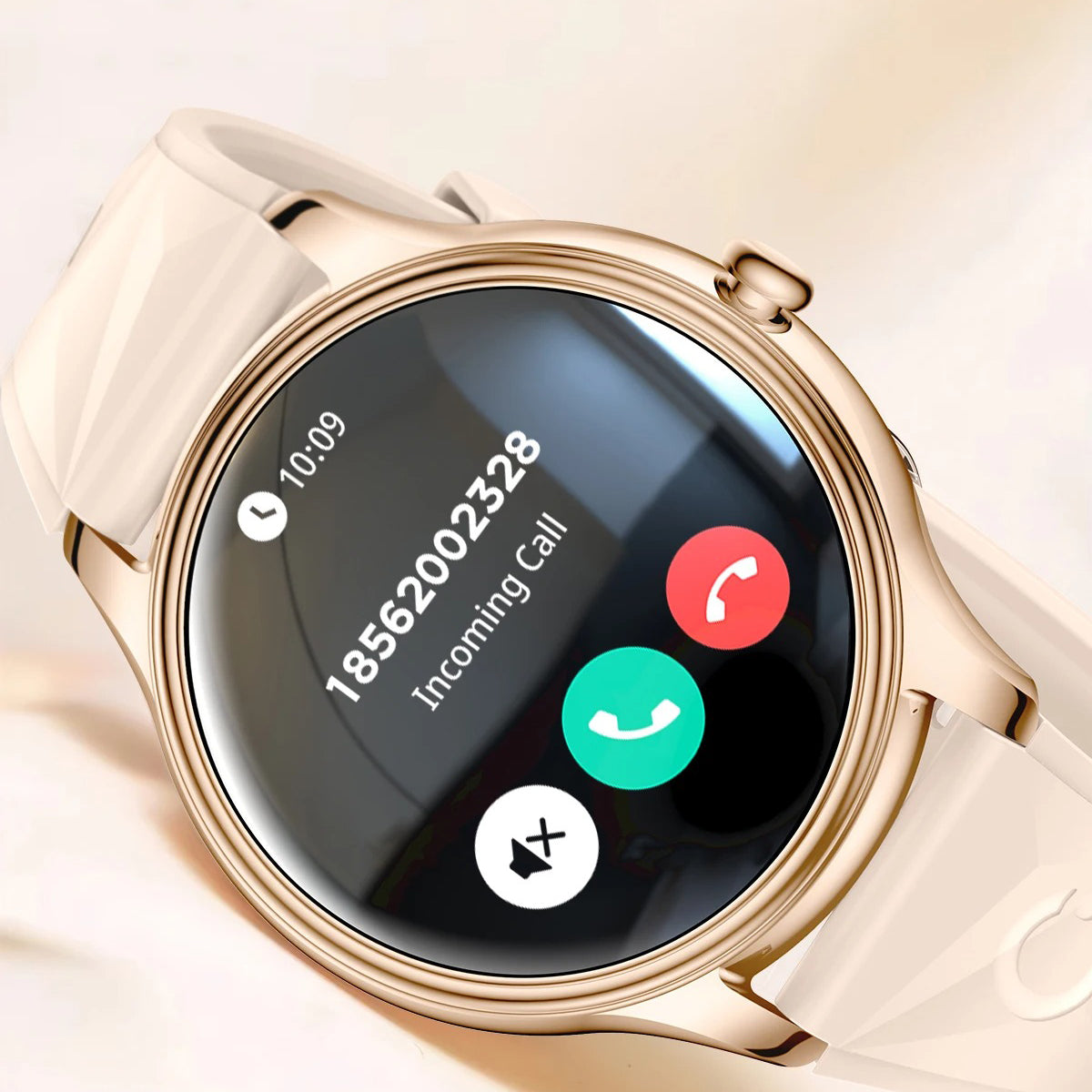 Ultra-Thin AMOLED Smart Watch with 1.32″ Round Display, Health Monitoring, Bluetooth Calling, Lightweight Fashion Fitness Tracker