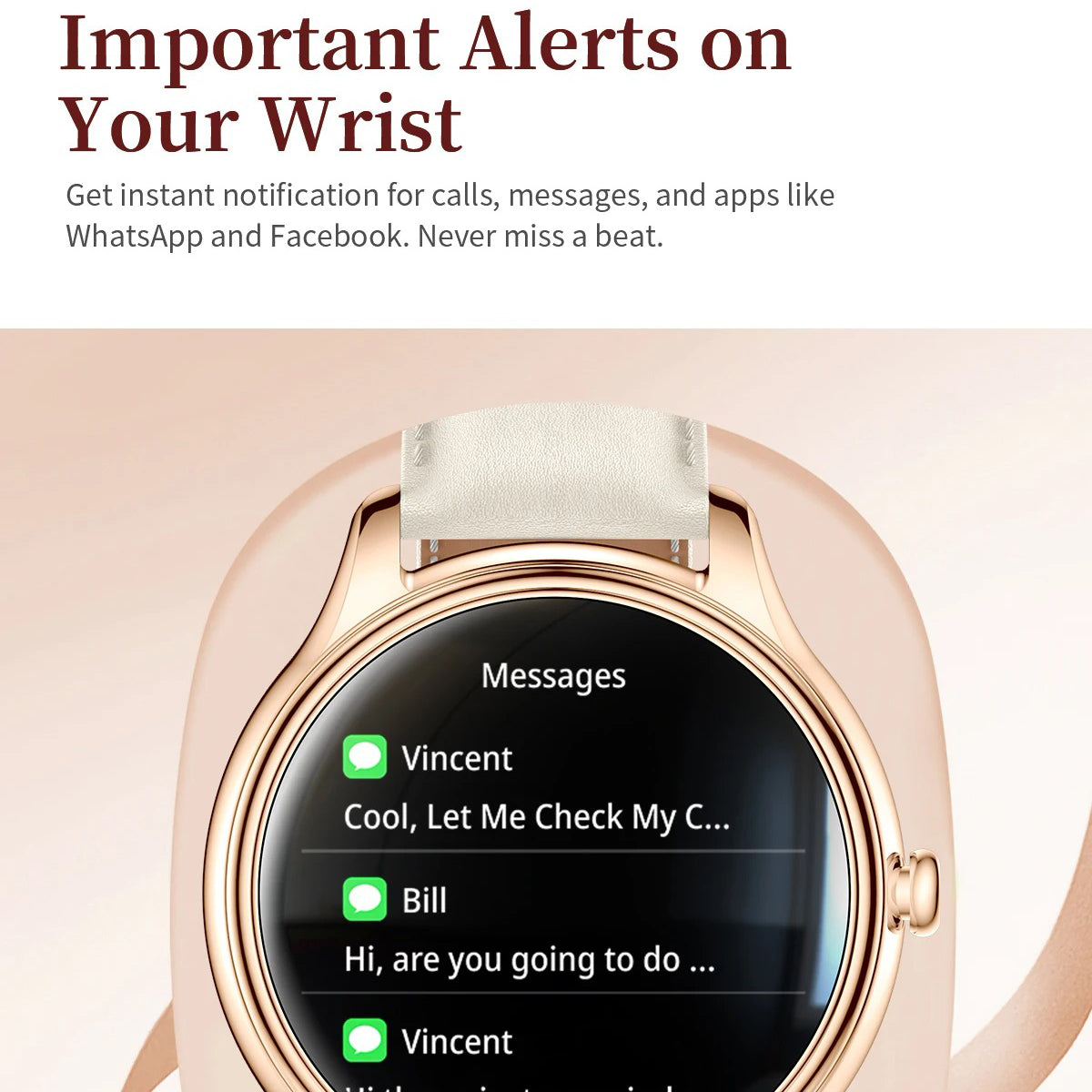 Ultra-Thin AMOLED Smart Watch with 1.32″ Round Display, Health Monitoring, Bluetooth Calling, Lightweight Fashion Fitness Tracker